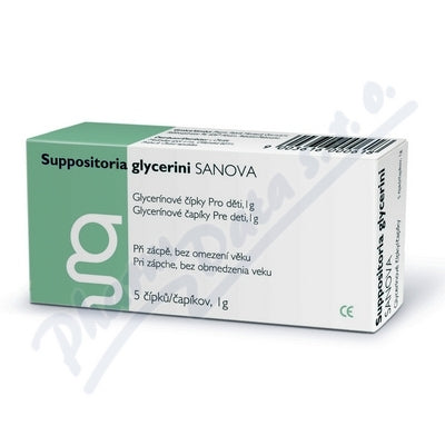 SANOVA Glycerin suppositories Children 1g - 5pcs