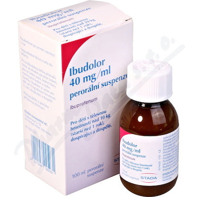 IBUDOLOR 40mg oral suspension 100 ml