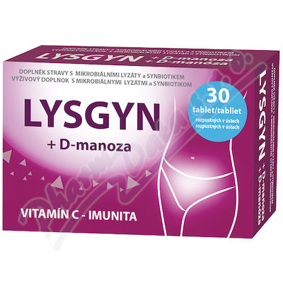 Lysgyn + D-mannose 30 tablets