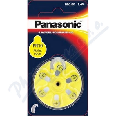 Panasonic PR-230H (10) / 6LB hearing aid battery 6 pcs