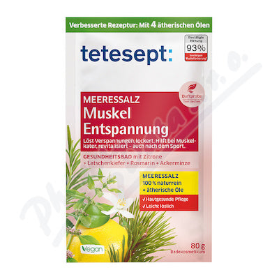 Tetesept Sea salt Muscle relaxation 80 g