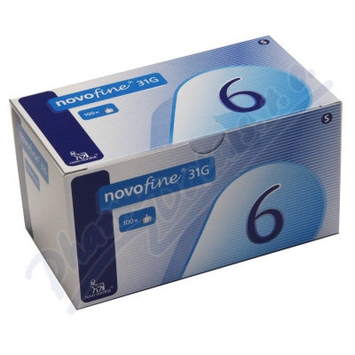 NOVOFINE NEEDLES FOR INSERT NOVOPEN AND INNOVO VEL.0,25X6MM / 31G, 100 PCS