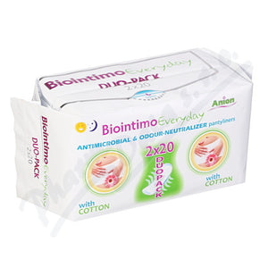 Anion Biointimo Everyday Antimicrobial Pantyliners Duopack 2 x 20 pcs