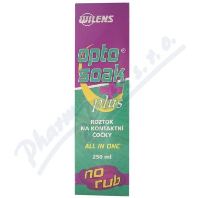 Wilens Optosoak Plus contact lenses solution 250ml