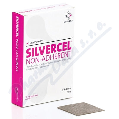 Silvercel Hydroalginate 5x5cm, Non-Adherent 10pcs