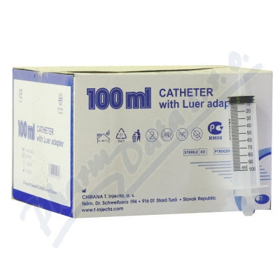 Chirana 100 ml 3-piece Catheter with Luer adapter