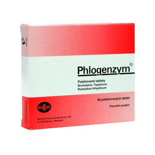 Mucos Phlogenzym 40 tablets - mydrxm.com