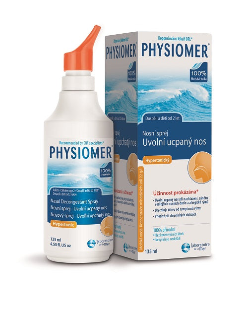 Chefaro Pharma Italie  Physiomer Iper Spray Nasal Décongestionnant 135 ml