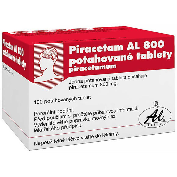 Piracetam AL 800 mg 100 film-coated tablets - mydrxm.com