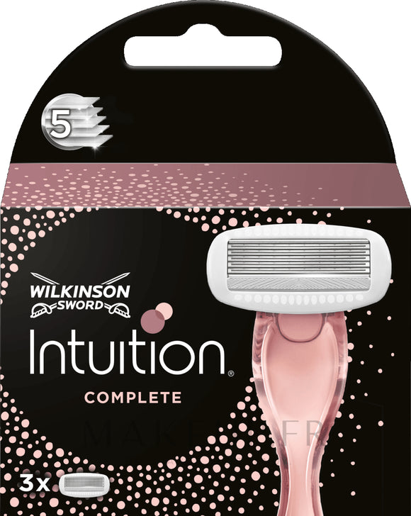 Wilkinson Sword spare shaving head Intuition Complete, 3 pcs