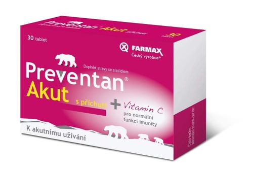 Preventan Akut fruit flavored 30 tablets