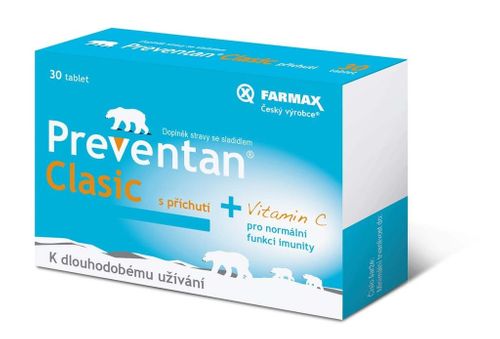 Preventan Clasic fruit flavored 30 tablets