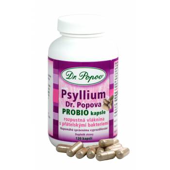 Dr. Popov Psyllium Probio 120 capsules - mydrxm.com