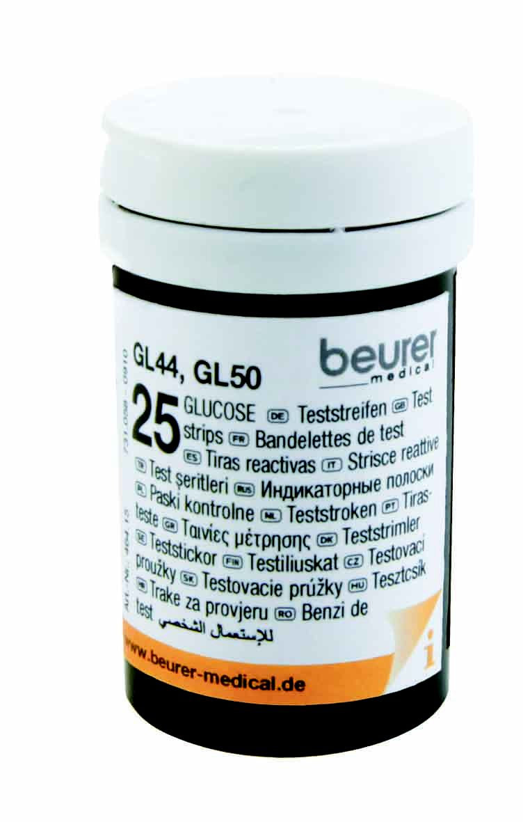 Beurer Test Strips for Beurer GL 44 / GL 50 2x25 pcs - mydrxm.com