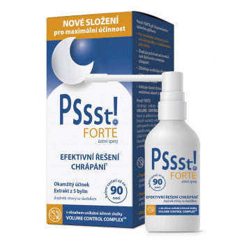 Pssst! FORTE oral anti snoring spray 25 ml - mydrxm.com