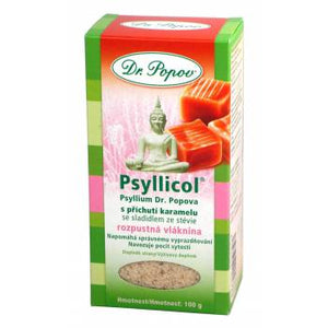 Dr. Popov Psyllicol with caramel flavor 100 g - mydrxm.com