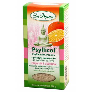 Dr. Popov Psyllicol with orange flavor 100 g - mydrxm.com