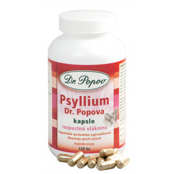Dr. Popov Psyllium 120 capsules - mydrxm.com