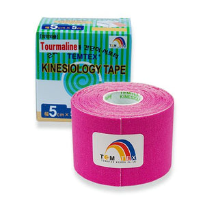 TEMTEX Kinesio tape Tourmaline 5 cm x 5 m pink tape - mydrxm.com