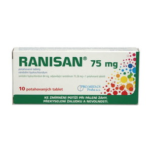 Ranisan 75 mg 10 film-coated tablets - mydrxm.com