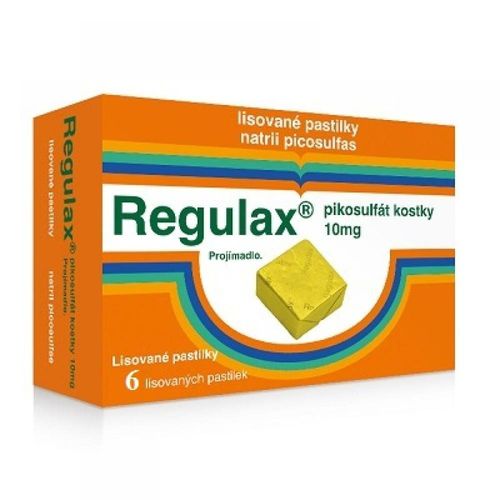 Regulax Picosulphate 10 mg cubes 6 pcs