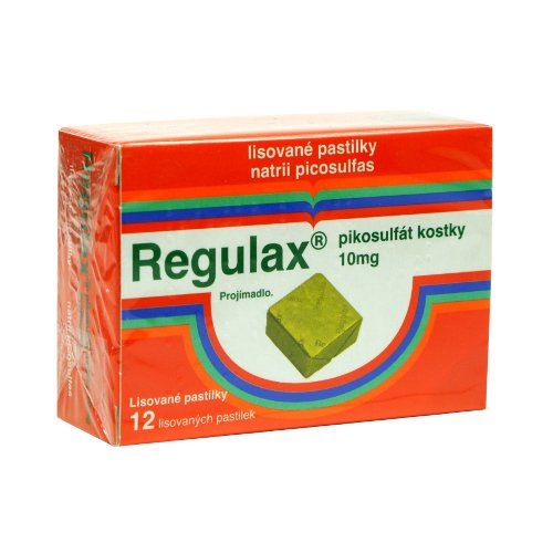 Regulax Picosulphate 10 mg cubes 12 pcs