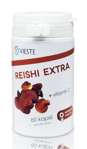 Vieste Reishi extra with vitamin C 60 capsules