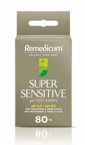 Remedicum SUPER SENSITIVE pH test strips 80 p