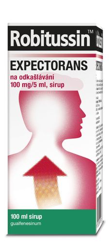 Robitussin Expectorans for coughing 100 mg / 5 ml syrup 100 ml