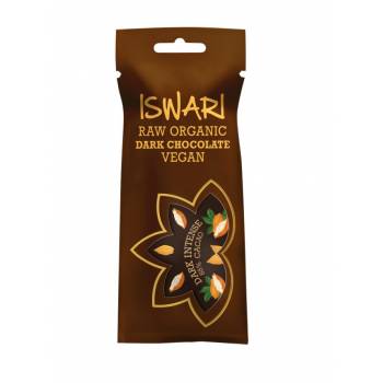 Iswari BIO RAW Chocolate candy dark intense 85% cocoa 40 g - mydrxm.com