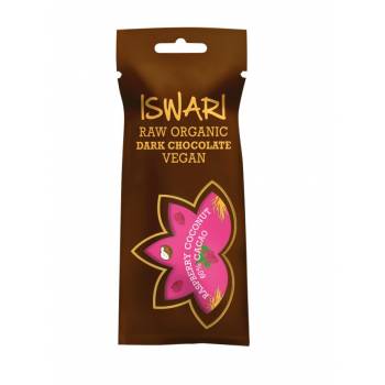 Iswari BIO RAW Chocolate candy raspberry 60% cocoa 40 g - mydrxm.com