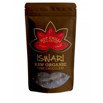 Iswari BIO RAW Chocolate candy hot chilli 80% cocoa 200 g - mydrxm.com