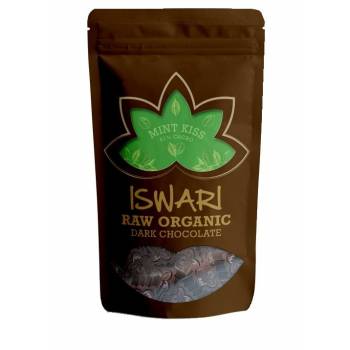 Iswari BIO RAW Chocolate candy mint kiss 61% cocoa 200 g - mydrxm.com