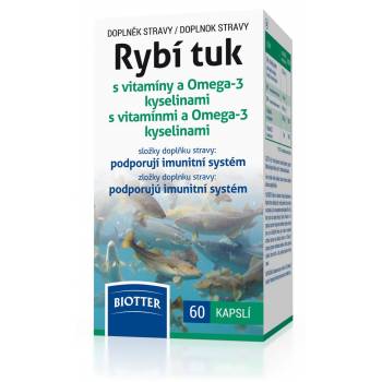Biotter Fish oil with vitamins and Omega-3 60 capsules - mydrxm.com