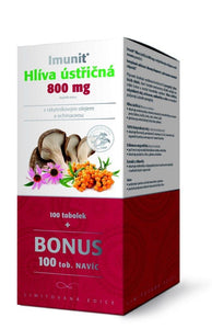 Imunit Oyster mushroom + buckthorn BIO 200 capsules 800 mg Vitamins Diet Immune - mydrxm.com