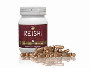 Organic Reishi Mushroom Natural vitamins BIO 100 tablets immune system - mydrxm.com