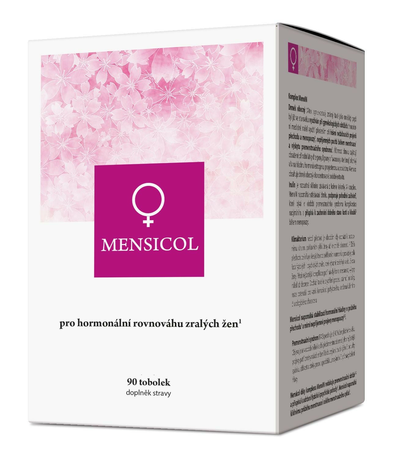 Natural Mensicol Non Hormonal Vitamins for adult women menopause food 90 capsules - mydrxm.com