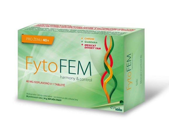 Natural FytoFem Harmony Vitamins Minerals for Women 40+ menopause food 30 tablets - mydrxm.com