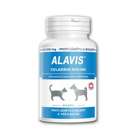 Alavis Celadrin 500 mg Dog & Cat Movement system Care 60 capsule Vitamins - mydrxm.com
