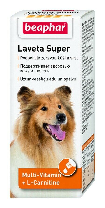 Beaphar Nourishing Coat for Dogs Multi Vitamins L-Carnitine Drops 50 ml - mydrxm.com