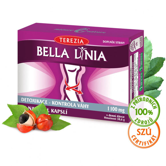 Organic Bella Linia Natural Weight Loss Guarana Buckthorn vitamins 60 capsules - mydrxm.com