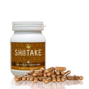 Shiitake Mushroom Natural vitamins BIO 100 tablets immune system health medicine - mydrxm.com