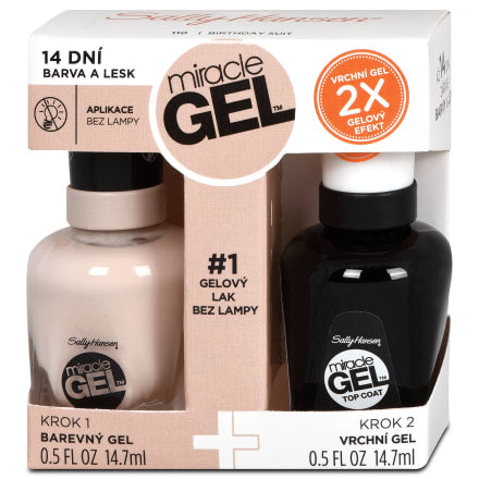 Sally Hansen nail polish Miracle Gel duopack 110, 29.4 ml