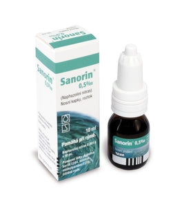 Sanorin 0.5 ‰ nasal drops 10 ml - mydrxm.com
