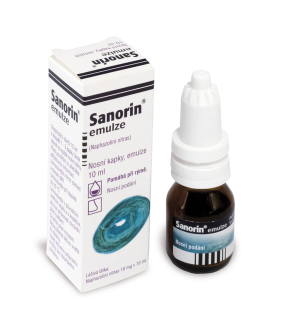 Sanorin nasal drops emulsion 10 ml - mydrxm.com