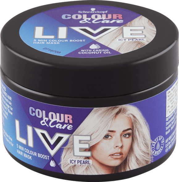 Schwarzkopf LIVE Color & Care Icy Pearl hair mask, 150 ml