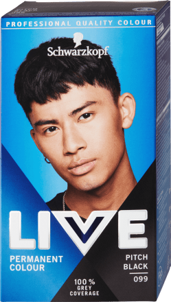 Schwarzkopf LIVE Men hair color charcoal black 099