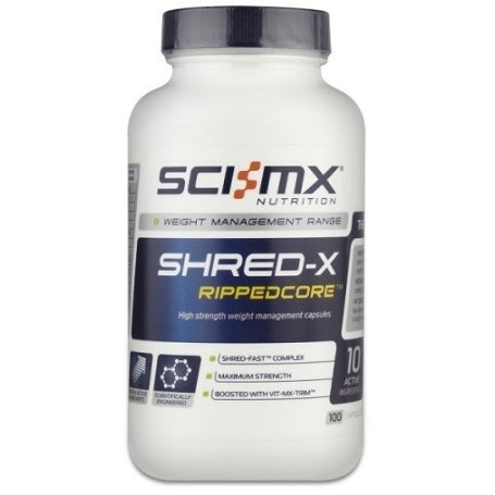 SCI-MX SHRED-X RIPPEDCORE 150 CAPSULES - mydrxm.com