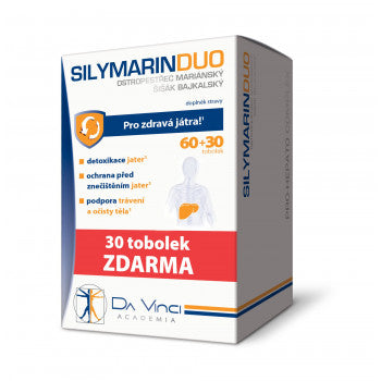 Da Vinci Academia Silymarin Duo 90 capsules - mydrxm.com