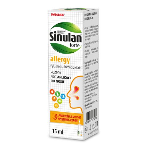 Walmark Sinulan forte allergy nasal spray 15 ml